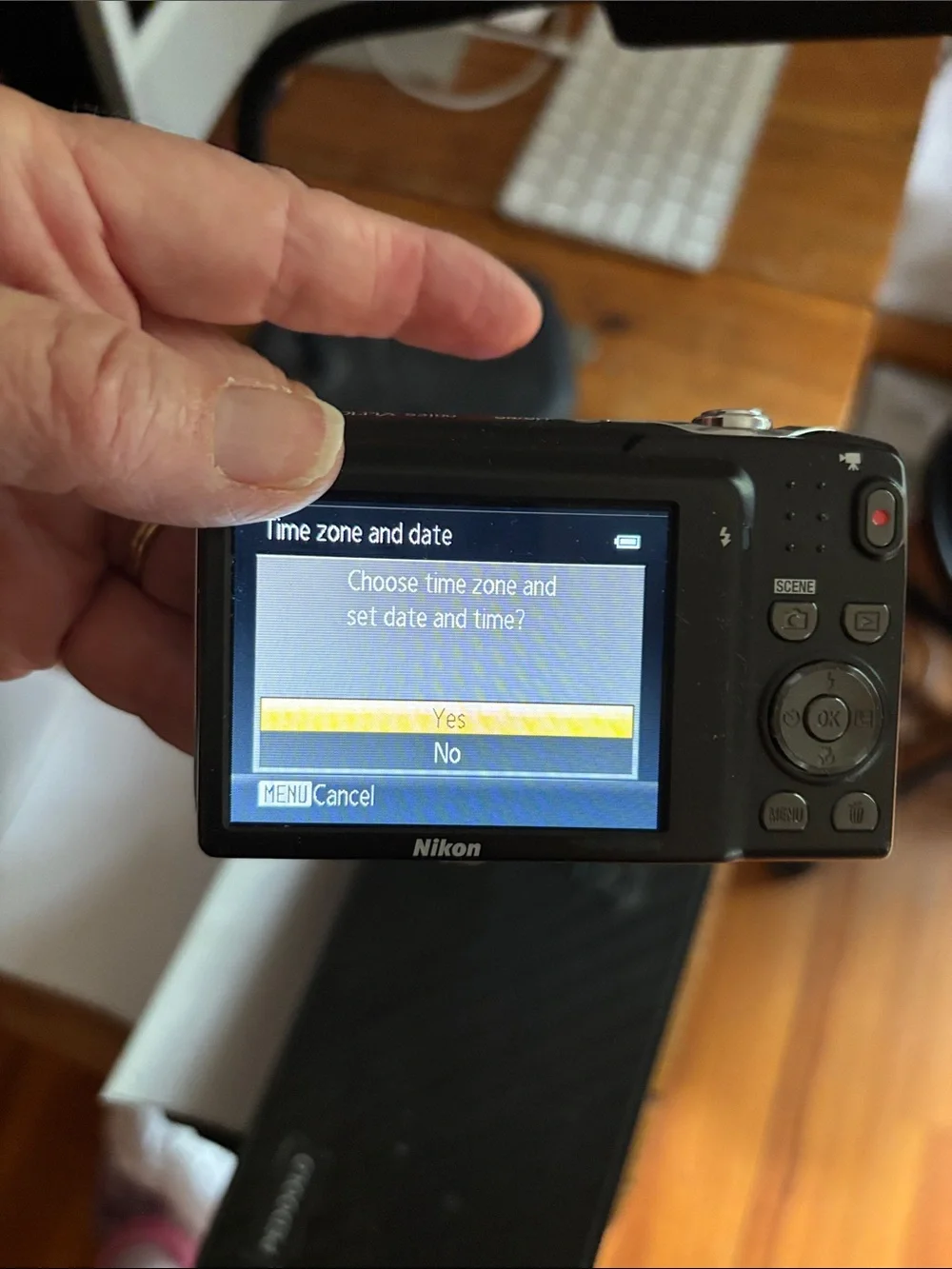 Nikon Coolpix S3100 camera with charger box and everything shown